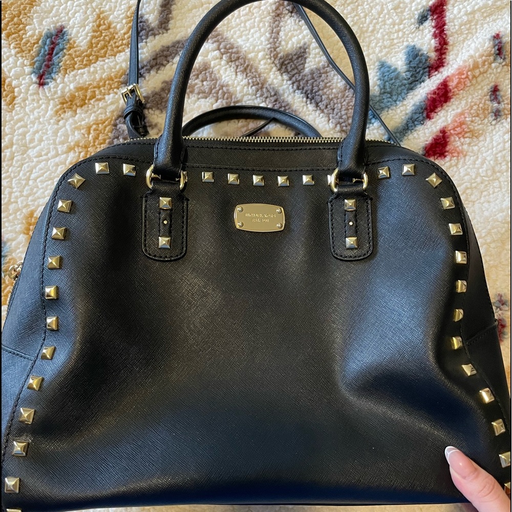 Michael Kors bag with gold studs